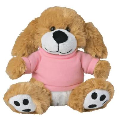 Plush Big Paw Dog Customizable with Shirt - 6 in - product view 4