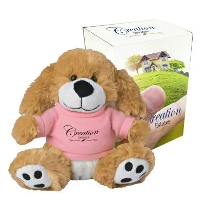 Plush Big Paw Dog Customizable with Shirt - 6 in - product view 5
