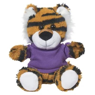 Plush Tiger Customizable with Shirt - 6 in - product view 3