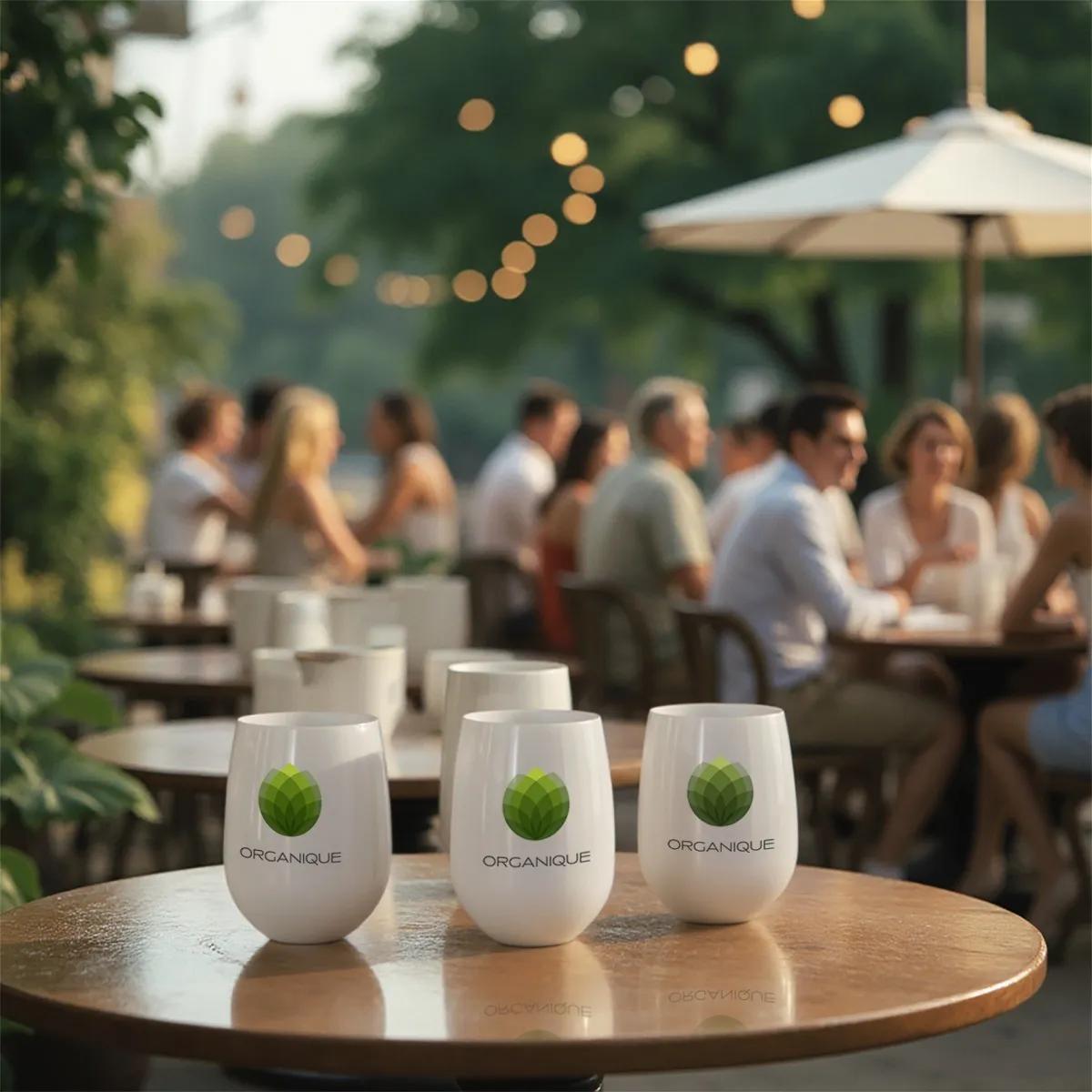 Symglass 12oz Colored Stemless Wine Glass - product view 12