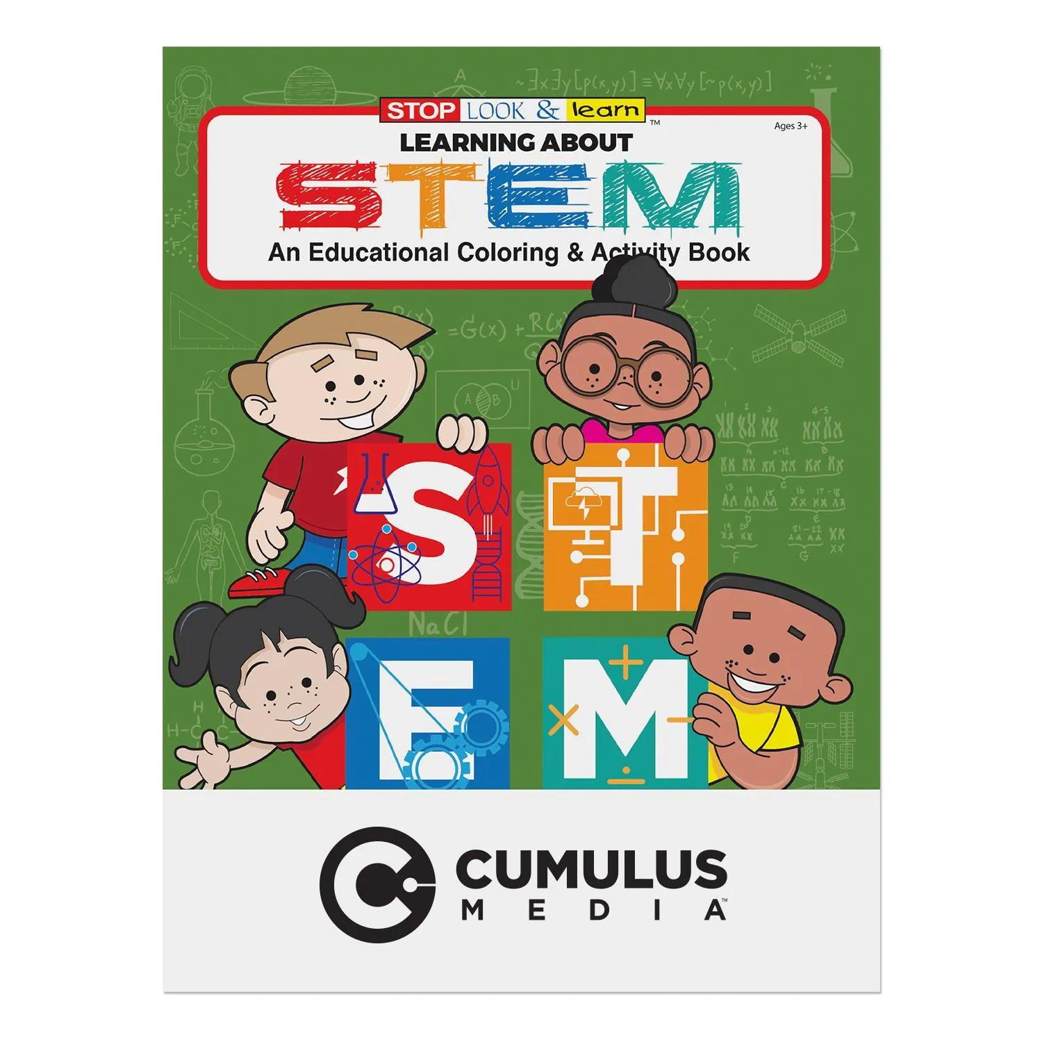 STEM Coloring Book Educational Science Technology