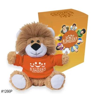 Plush Lion with Customizable Clothing - 6 in - product view 5
