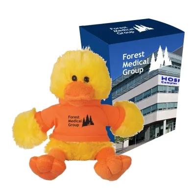 Plush Duck with Customizable Clothing - 6 in - product view 3