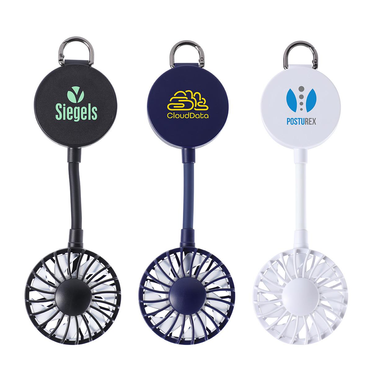 Cool Clip Rechargeable Portable Fan with Magnet Base