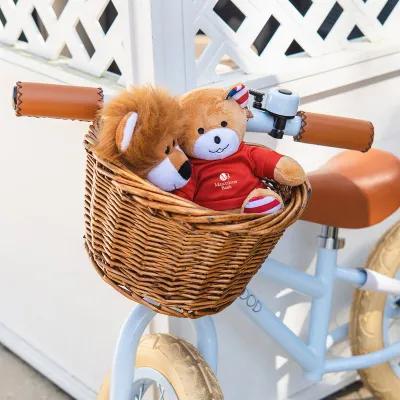 Patriotic Plush Bear with Customizable Clothing - 6 in - product view 2