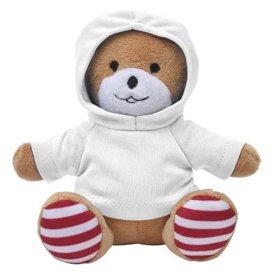 Patriotic Plush Bear with Customizable Clothing - 6 in - product view 9