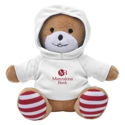 Patriotic Plush Bear with Customizable Clothing - 6 in - product view 11