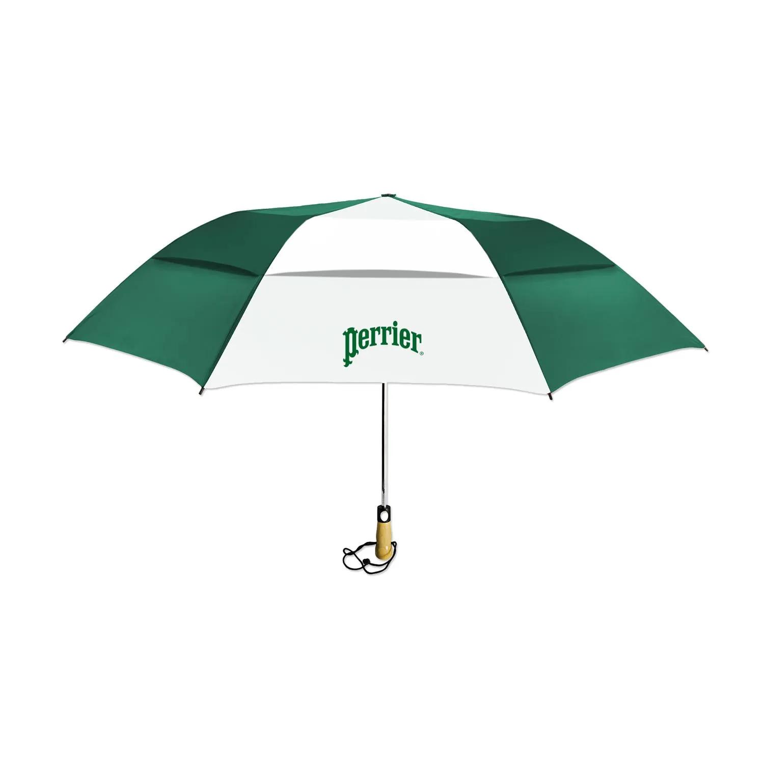 Compact Umbrella Vented Polyester Folding Golf Size - 58 in - product view 18