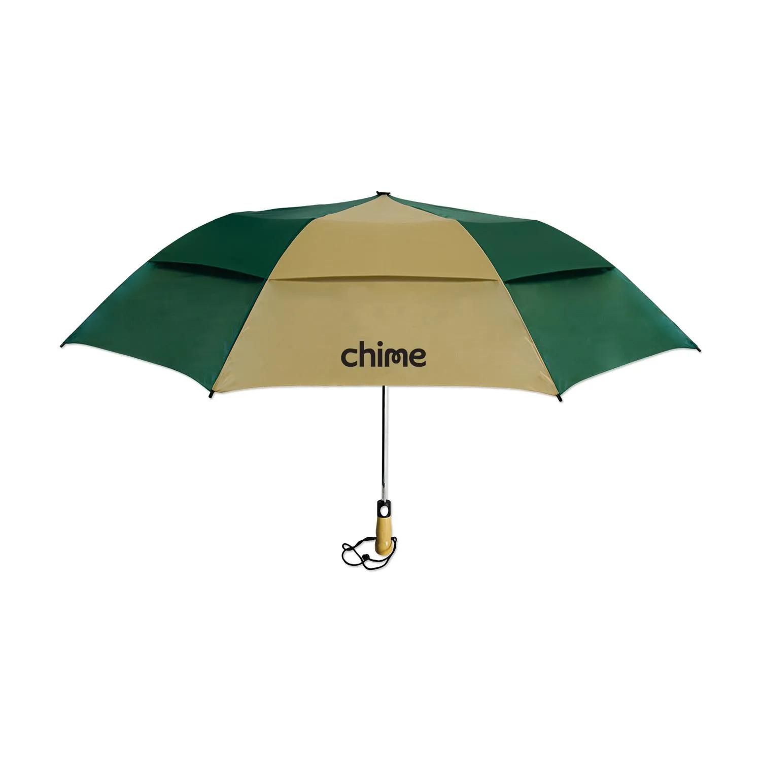 Compact Umbrella Vented Polyester Folding Golf Size - 58 in - product view 22