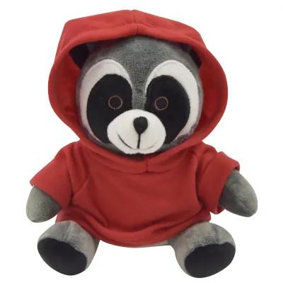 Plush Raccoon with Customizable Clothing - 6 in - product view 2