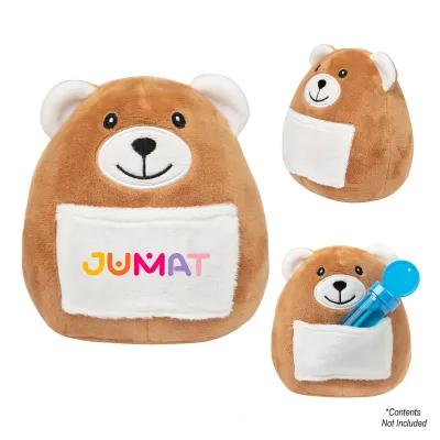 Plush Bear with Front Pouch Customization - 6 in