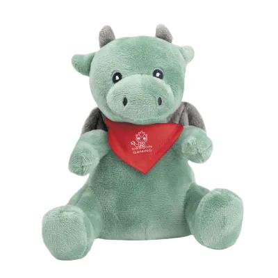 Plush Dragon Toy with Bandana - 6 in - product view 3