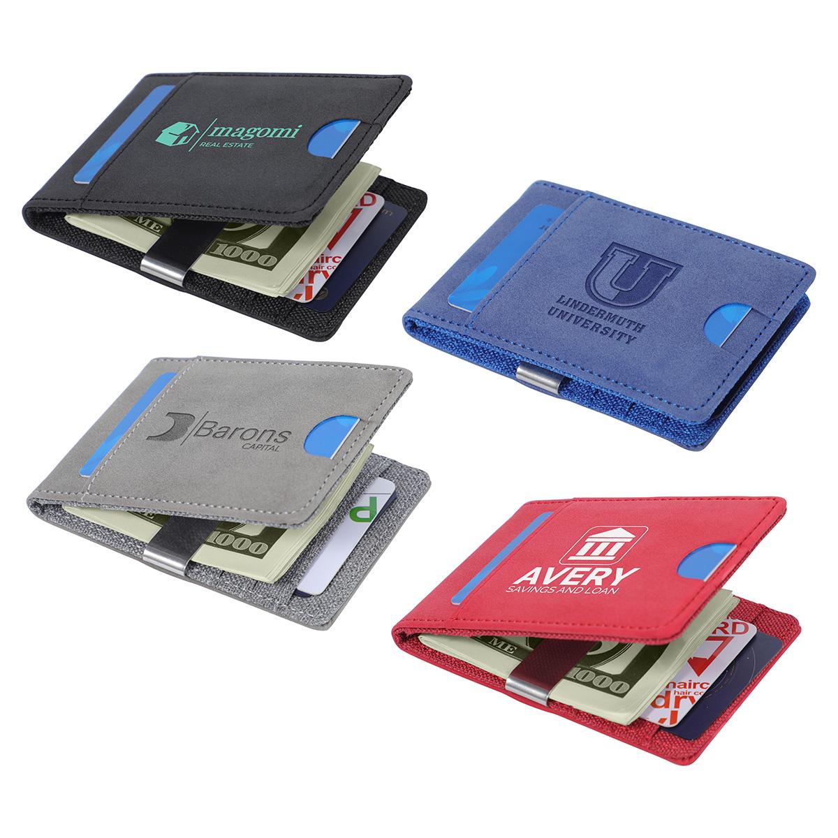 Best Buddy Tools® Slim Wallet with Money Clip - promotional product with custom logo