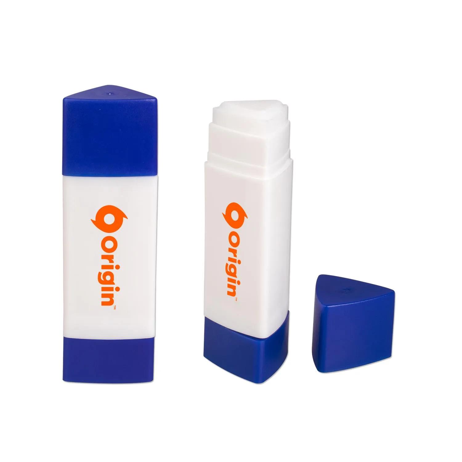 Triangle Glue Stick - promotional product with custom logo