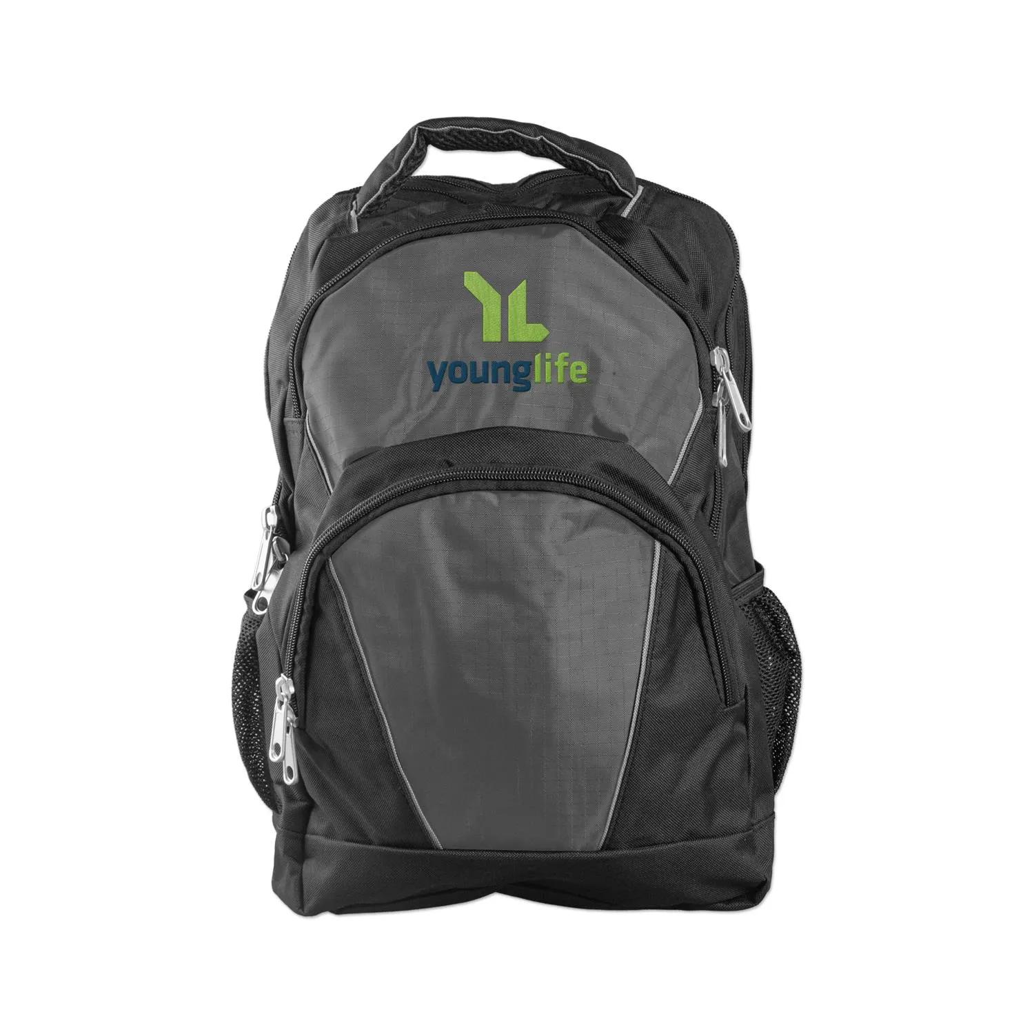 Backpack Polyester Padded Straps Multiple Pockets - product view 3