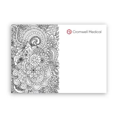 Post-it Custom Coloring Pad Sticky Notes - 8 x 6 in - product view 4