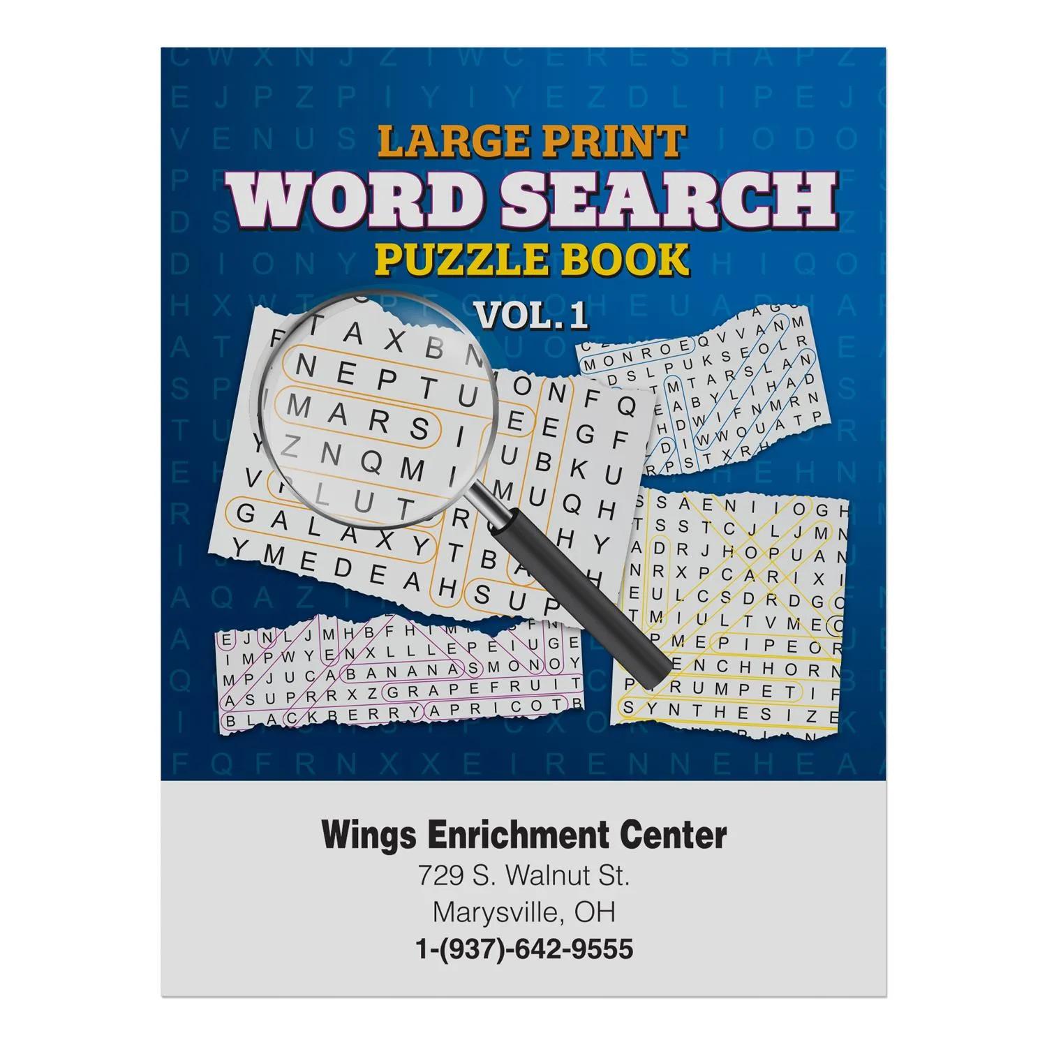 Word Search Volume 1 Large Print Puzzle Book Fun