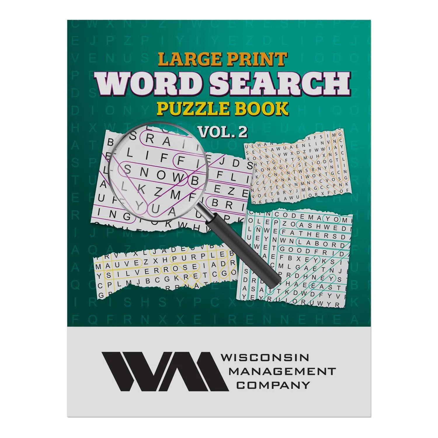 Word Search Volume 2 Large Print Puzzle Book Fun