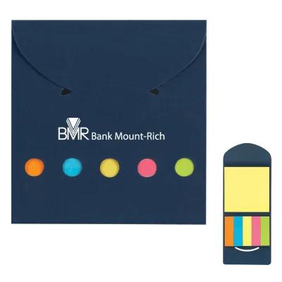 Sticky Notes and Flags Pocket Case - 3.25 x 3.25 in