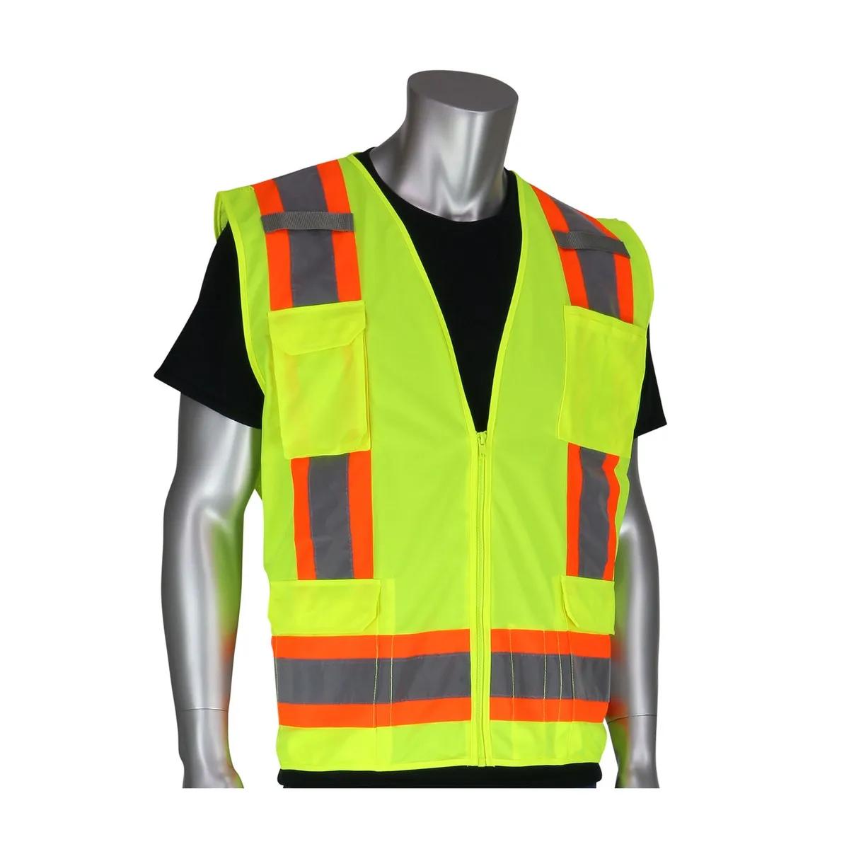 Two Tone 6 Pocket Surveyors Vest - product view 6