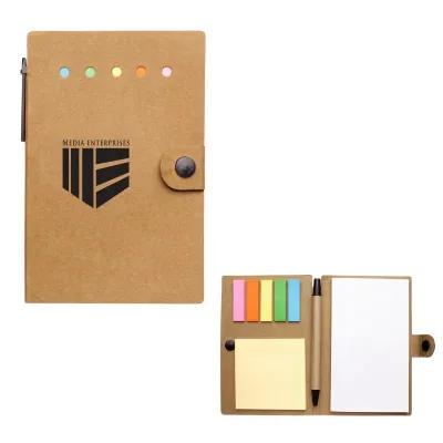 Snap Notebook with Pen and Desk Essentials - 4 x 6 in