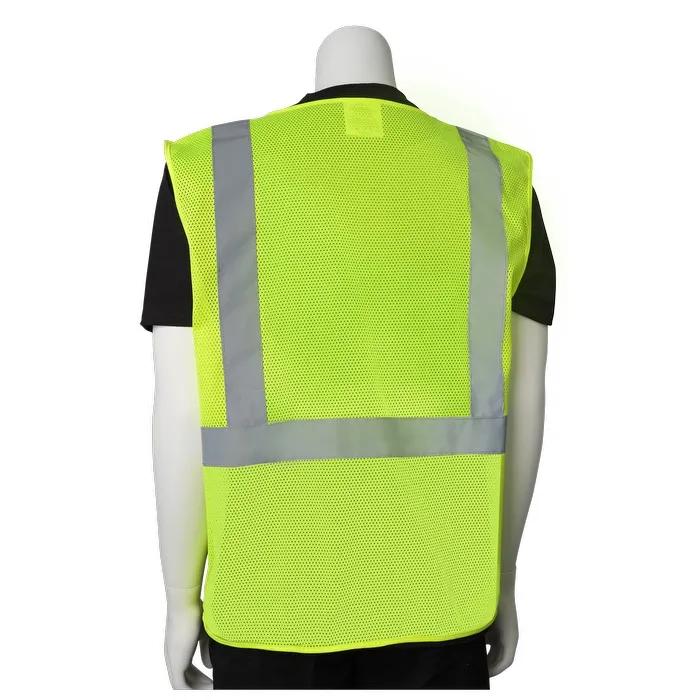 Five Pocket Black Bottom Front Value Mesh Vest - product view 8