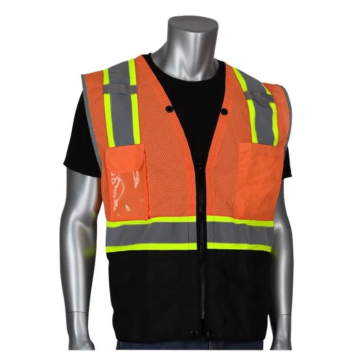 Two-Tone 11 Pocket Tech-Ready Mesh Surveyors Vest - product view 7
