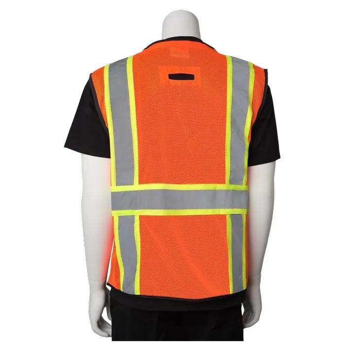 Two-Tone 11 Pocket Tech-Ready Mesh Surveyors Vest - product view 9