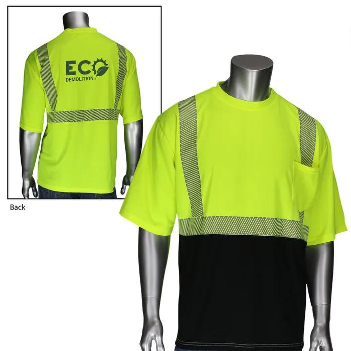 Class 2 Short Sleeve Black Bottom Front T-Shirt