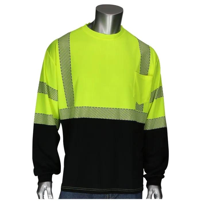 Class 3 Long Sleeve Black Bottom Front T-Shirt - product view 4