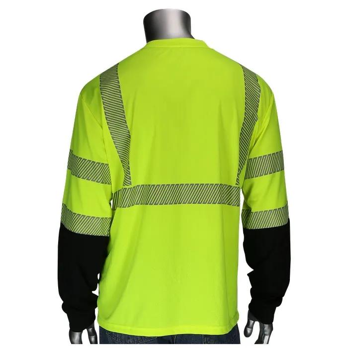 Class 3 Long Sleeve Black Bottom Front T-Shirt - product view 5