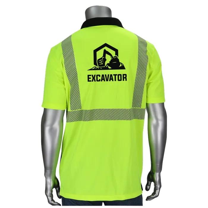 Class 2 Polo Shirt with Black Bottom Front - product view 3