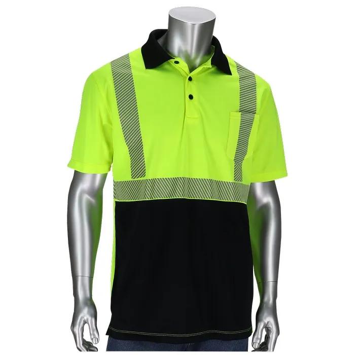 Class 2 Polo Shirt with Black Bottom Front - product view 4