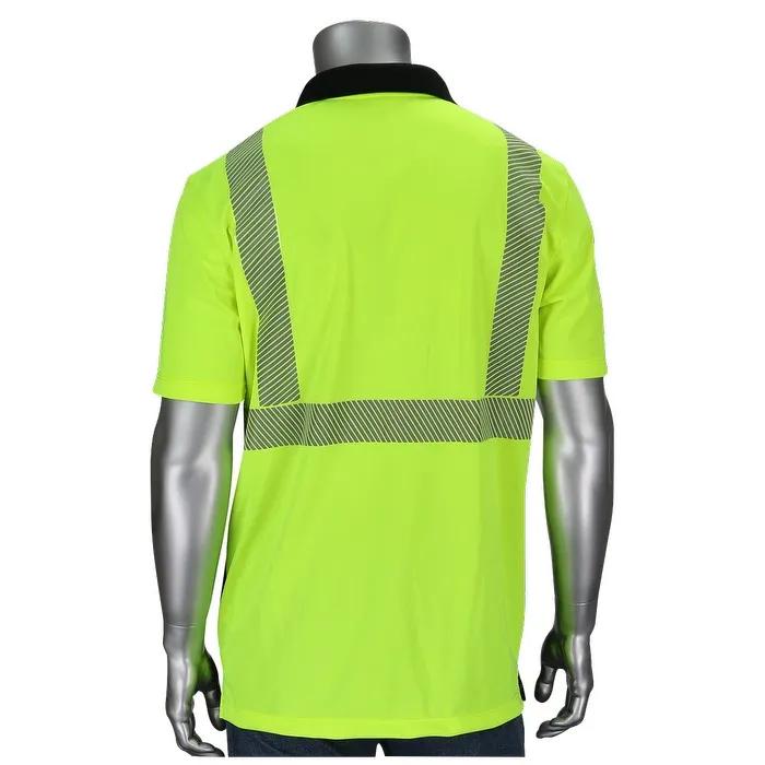 Class 2 Polo Shirt with Black Bottom Front - product view 5