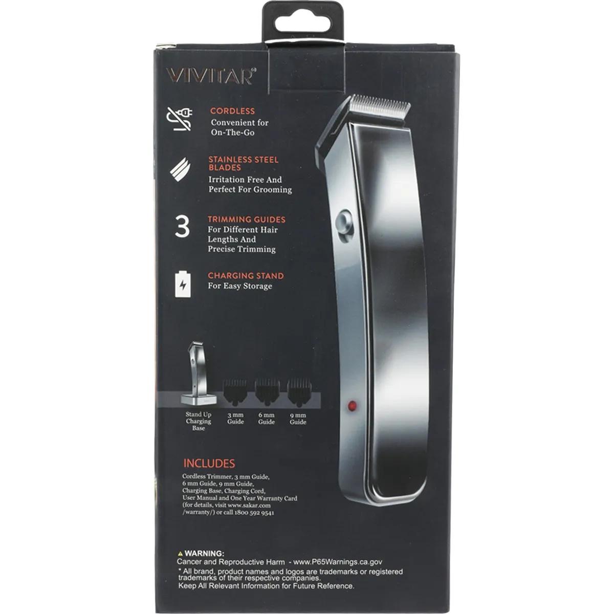 Vivitar® Rechargeable Cordless Hair Trimmer - product view 8