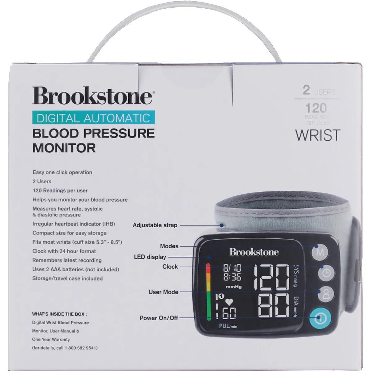 Brookstone® Digital Blood Pressure Monitor - product view 9