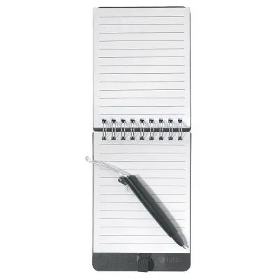 Spiral Jotter with Sticky Notes Flags Pen - 3.5 x 5.25 in - product view 3