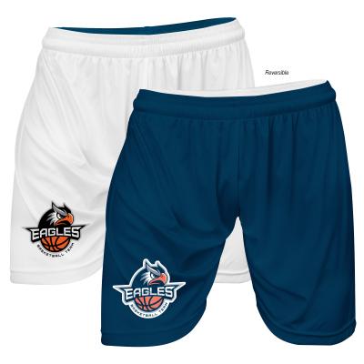 Fully Sublimated Reversible Basketball Shorts - product view 2