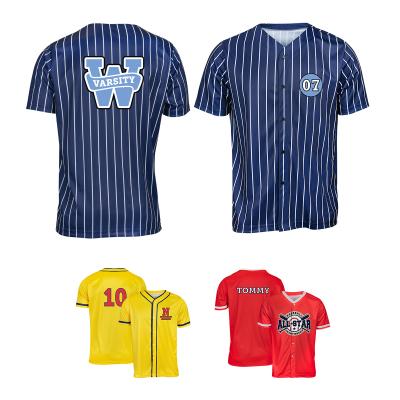 Custom Fully Sublimated Button-Down Baseball Jersey - product view 2