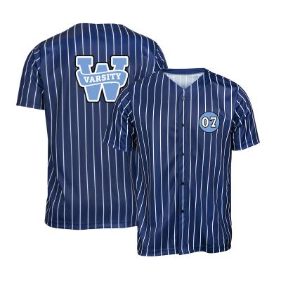Custom Fully Sublimated Button-Down Baseball Jersey - product view 4