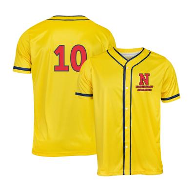 Custom Fully Sublimated Button-Down Baseball Jersey - product view 8