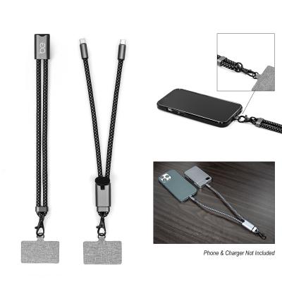 Custom Lany Wristband ECO Charging Cord - product view 3