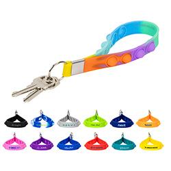 Push Pop Stress Reliever Keychain - product view 2
