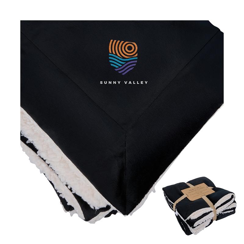 Brookline Micro Mink Sherpa Blanket - product view 8