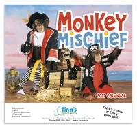 Monkey Mischief - Stapled Calendar - product view 3