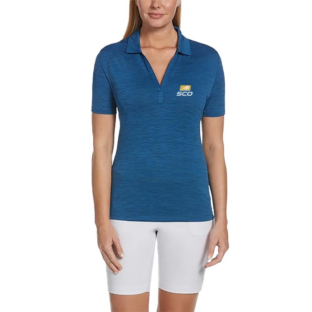 Broken Stripe Ladies Polo - product view 6