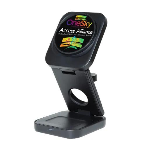 AMPSTATION 3-in-1 15W Wireless Charging Station - product view 5