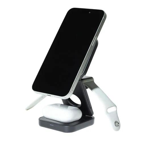 AMPSTATION 3-in-1 15W Wireless Charging Station - product view 13