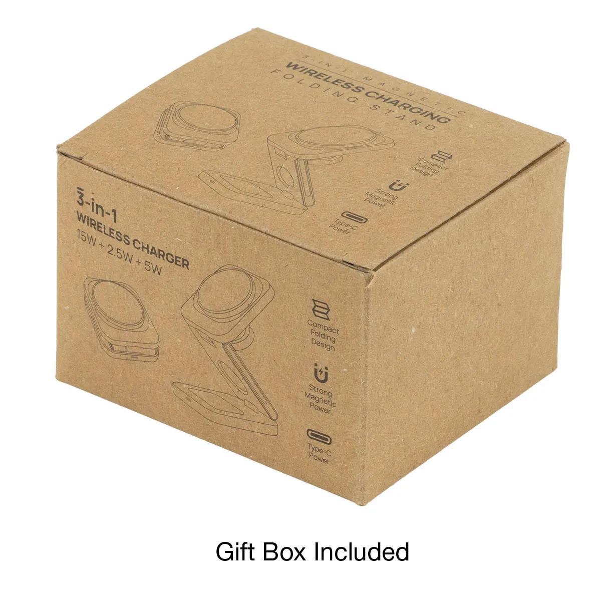 AMPSTATION 3-in-1 15W Wireless Charging Station - product view 19