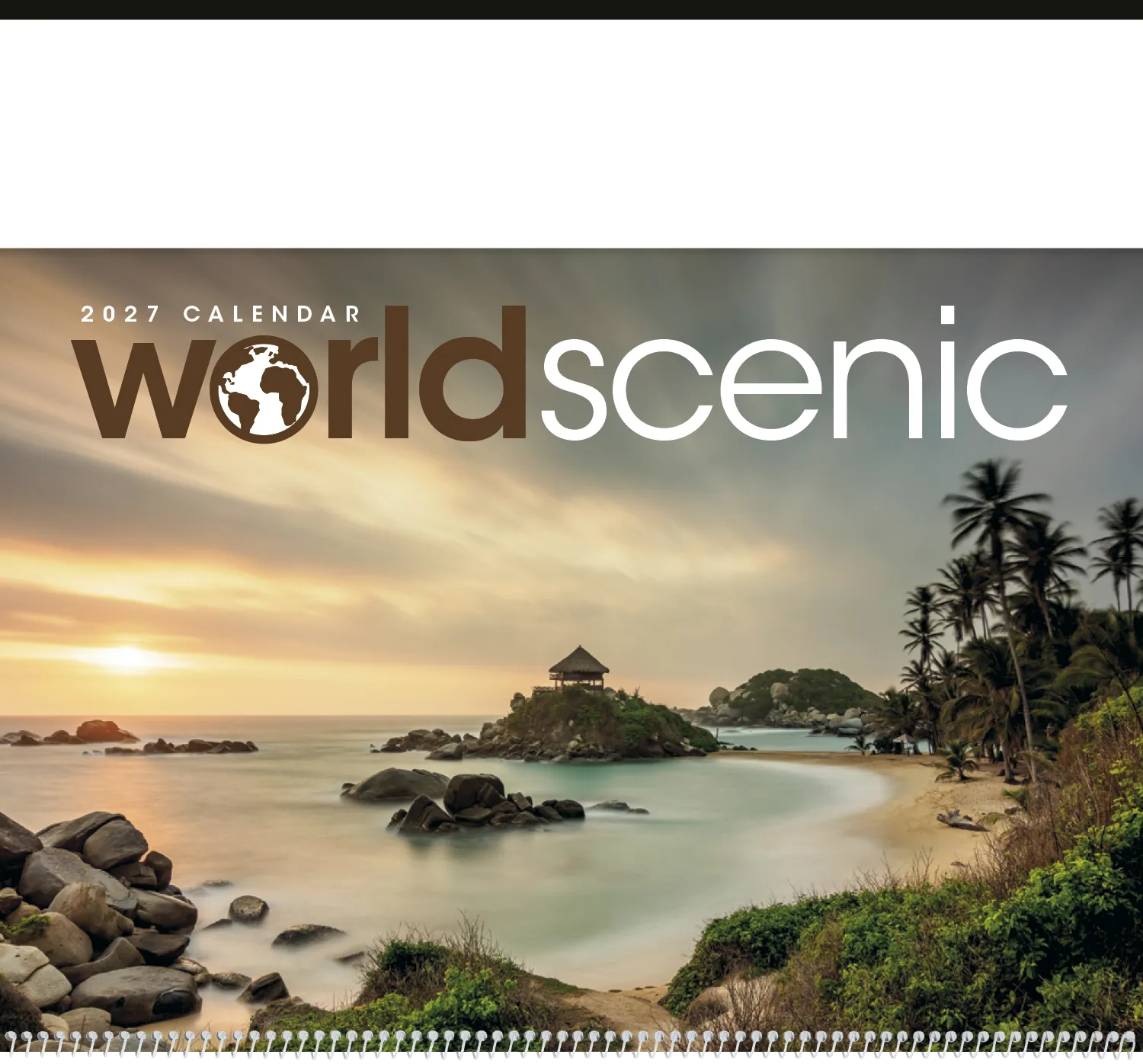 World Scenic Executive Calendar Travel Photos - 23 x 13.84 in - product view 6
